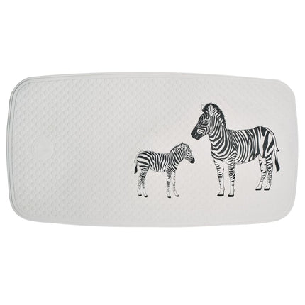 RIDDER Badmatta Zebra 38x72 cm vit och svart