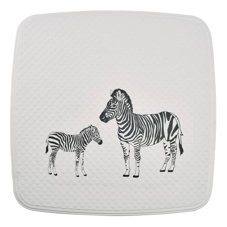 RIDDER Badmatta Zebra 54x54 cm vit och svart