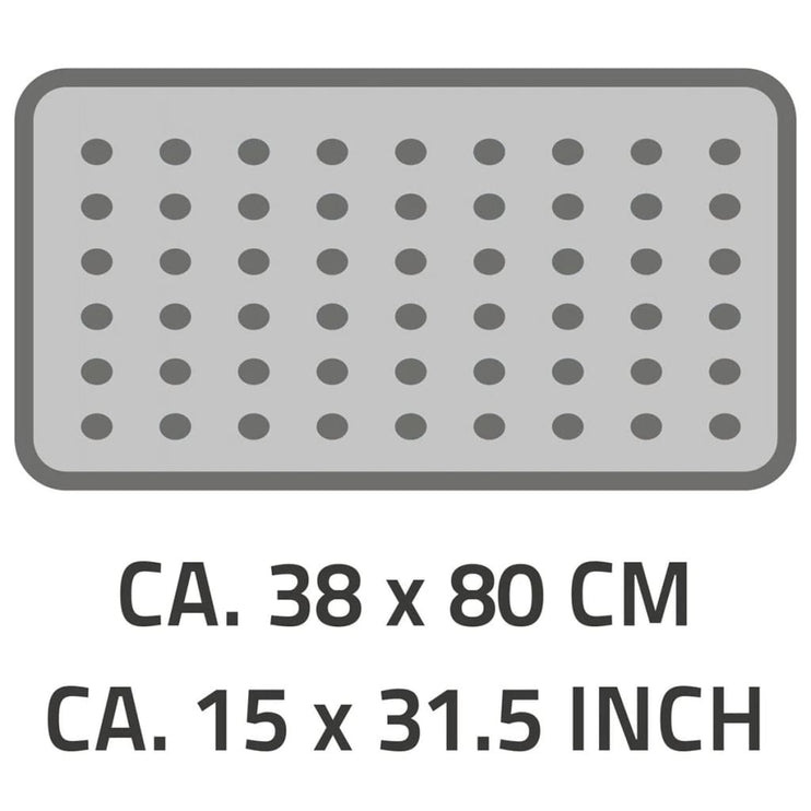 RIDDER Halkfri badkarsmatta Playa 80x38 cm svart 68310