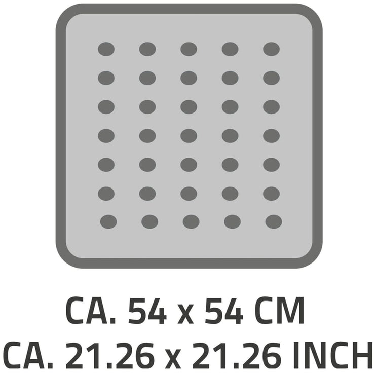 RIDDER Halkfri duschmatta Playa 54x54 cm vit 68401