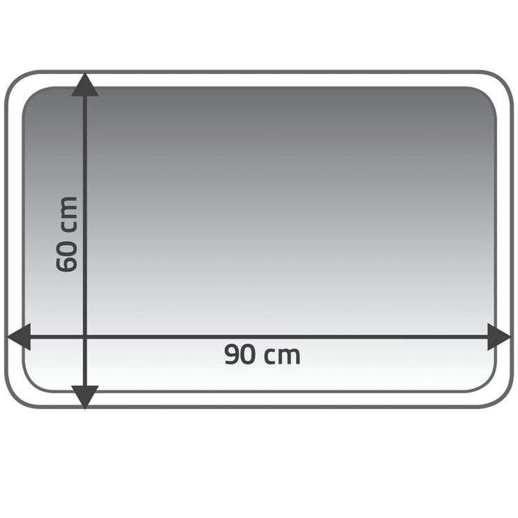 RIDDER Badrumsmatta Coins 60x90 cm blå 7103303