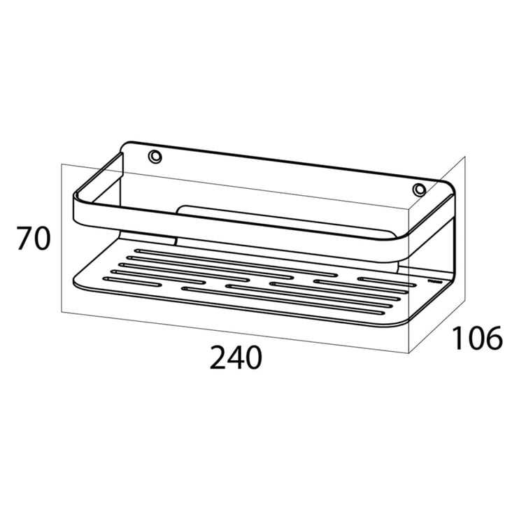 Tiger Duschhylla Caddy silver 1400030946