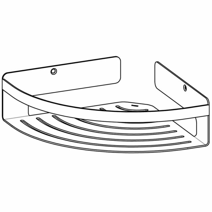 Tiger Duschhylla hörn Caddy krom stor 1400630346