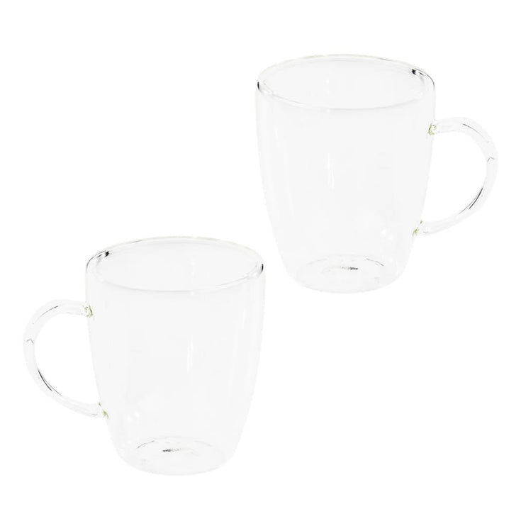 HI Cappuccinoglas 2 st 270 ml genomskinlig