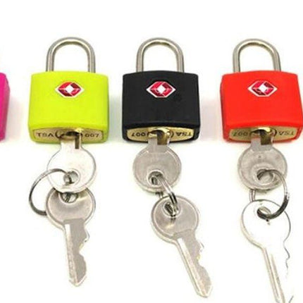 Acces Hänglås med TSA-funktion og 2 nycklar olika färger