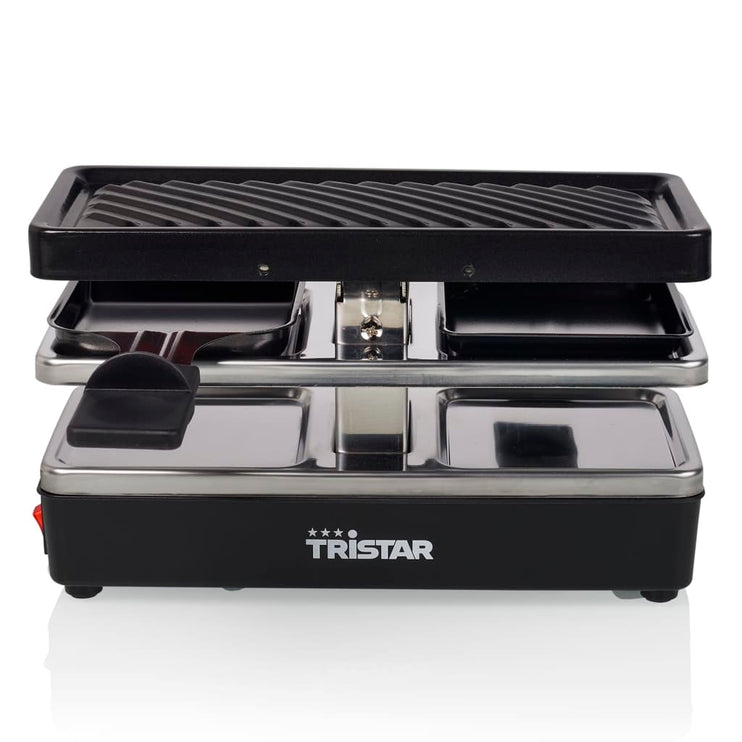 Tristar Raclettegrill med 2 pannor RA-2741 400 W 23,8x10,4 cm svart