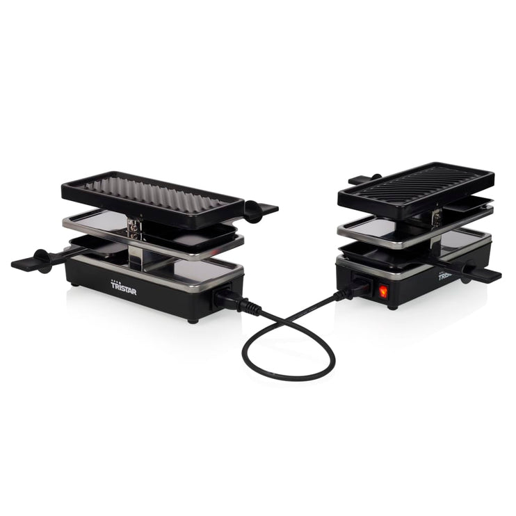 Tristar Raclettegrill med 2 pannor RA-2741 400 W 23,8x10,4 cm svart