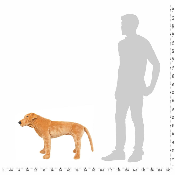 Stående leksakshund labrador ljusbrun XXL