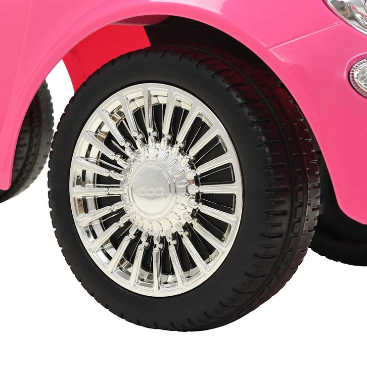 Bil Fiat 500 rosa