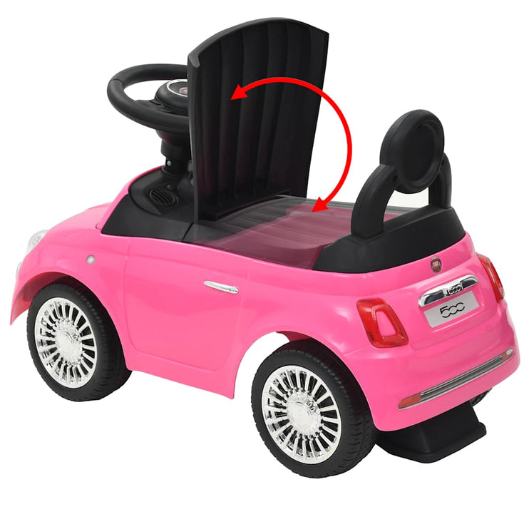 Bil Fiat 500 rosa