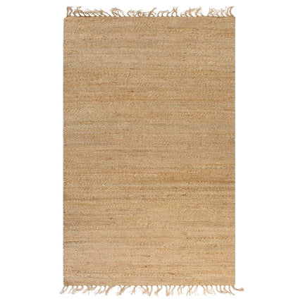 Matta handvävd jute 120x180 cm beige