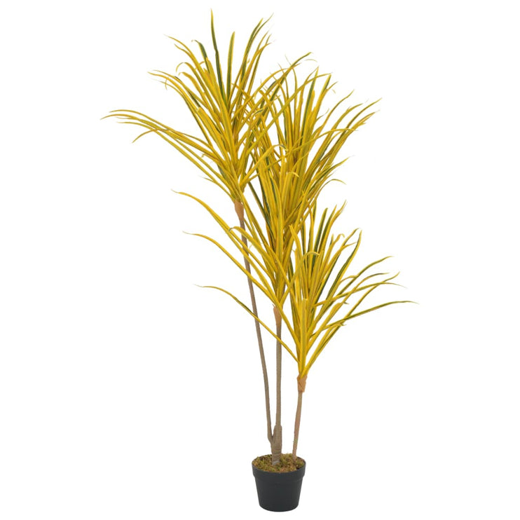 Konstväxt Dracaena med kruka 125 cm gul