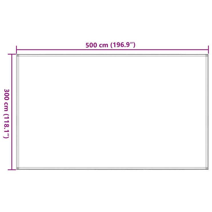 Tältmatta 300x500 cm svart