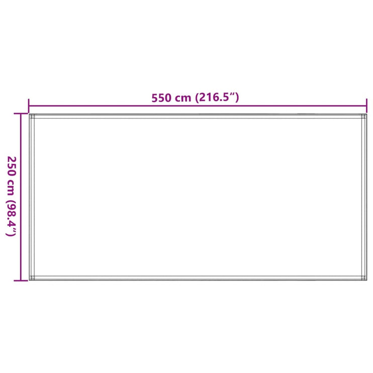 Tältmatta 250x600 cm brun