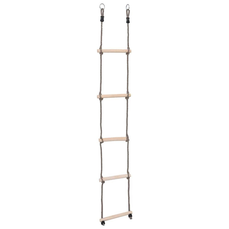 Klätterstege med 5 stegpinnar 210 cm massiv furu