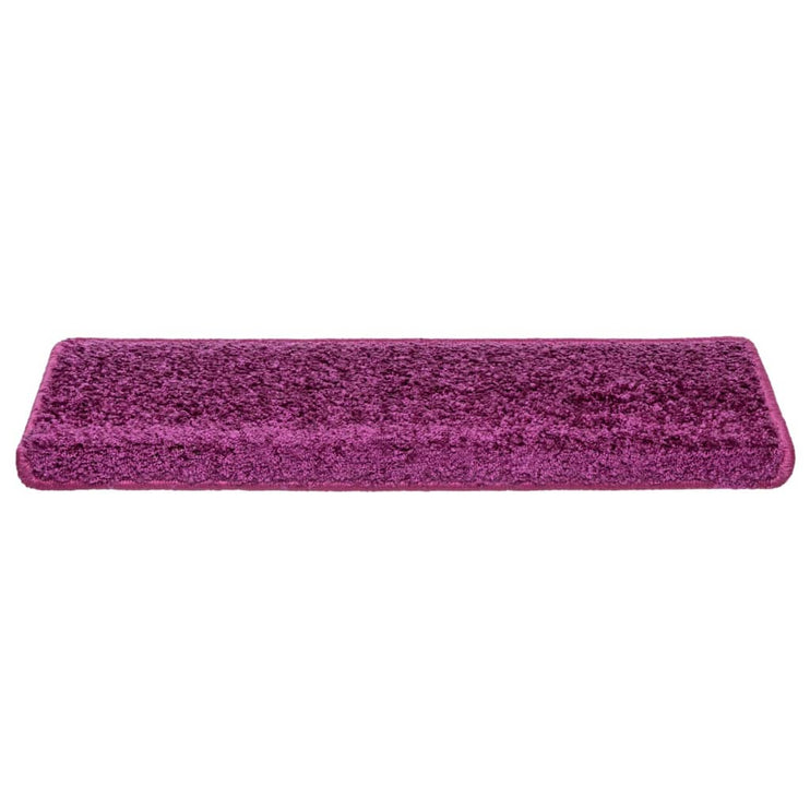 Trappstegsmattor 10 st 65x21x4 cm violett