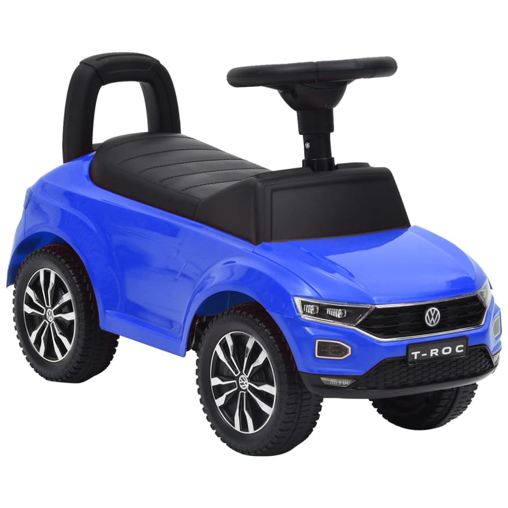 Bil Volkswagen T-Roc blå