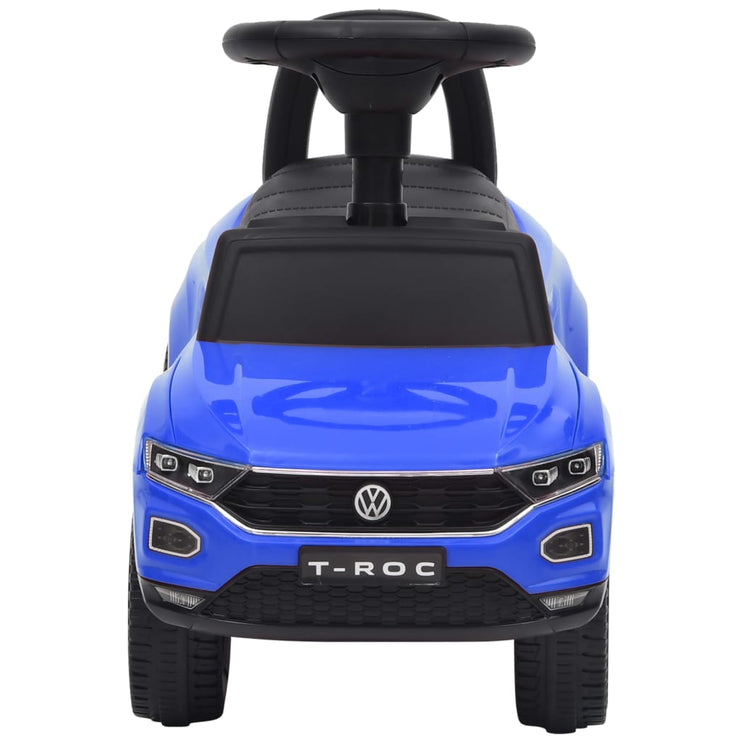 Bil Volkswagen T-Roc blå