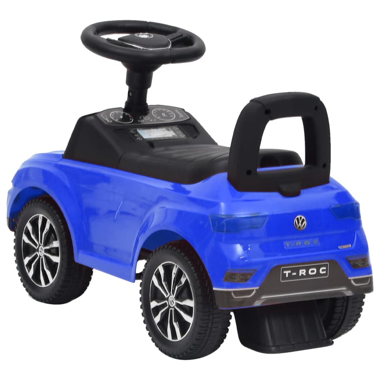 Bil Volkswagen T-Roc blå