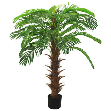 Konstväxt kottepalm med kruka 140 cm grön