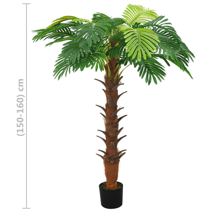 Konstväxt kottepalm med kruka 160 cm grön