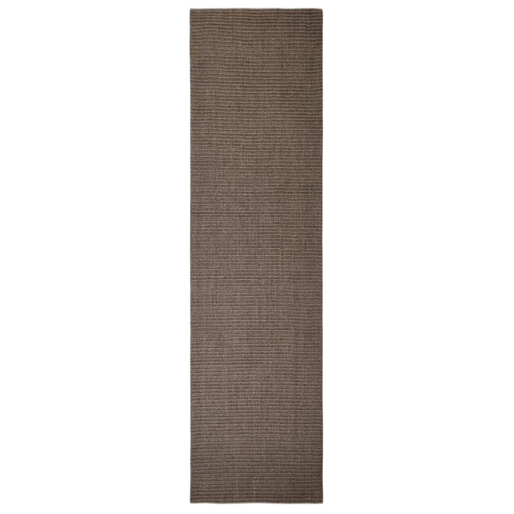 Matta naturlig sisal 66x250 cm brun