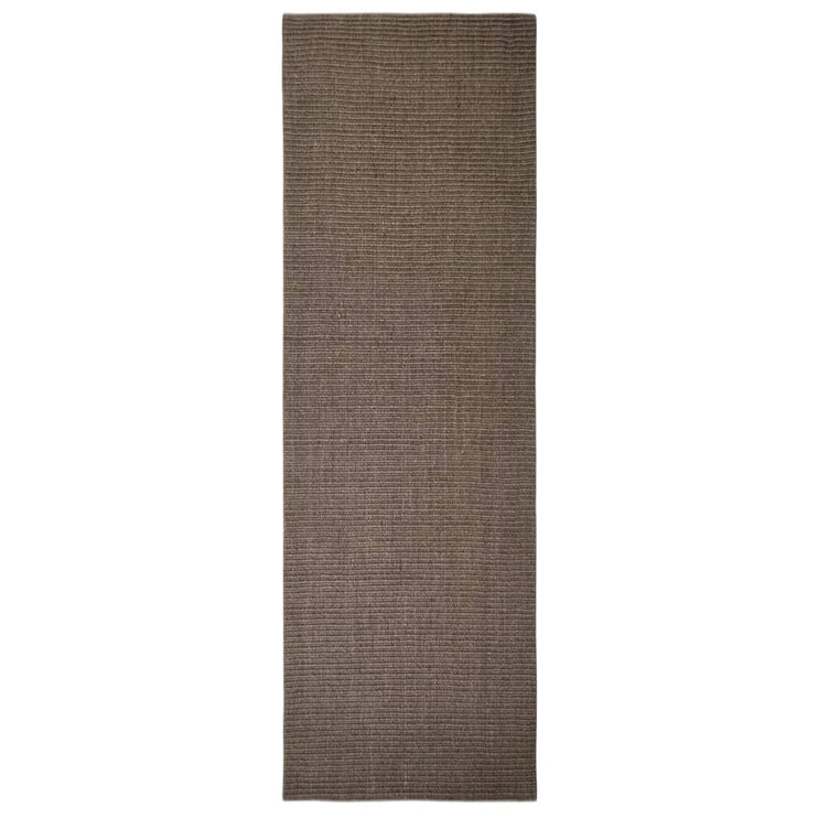 Matta naturlig sisal 80x250 cm brun