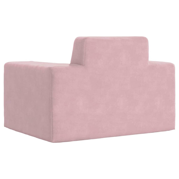 Barnsoffa rosa mjuk plysch