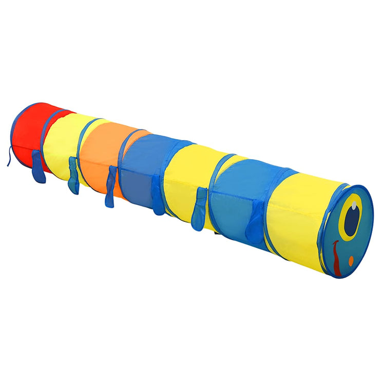 Lektunnel flerfärgad 245 cm polyester