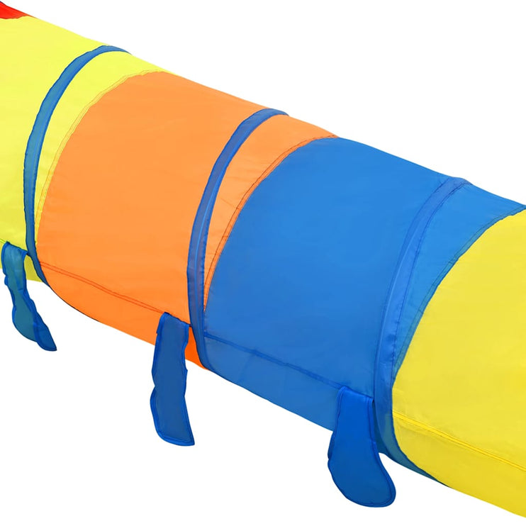 Lektunnel flerfärgad 245 cm polyester