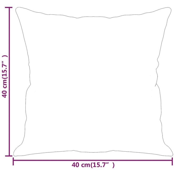 Prydnadskuddar 2 st rosa 40x40 cm sammet