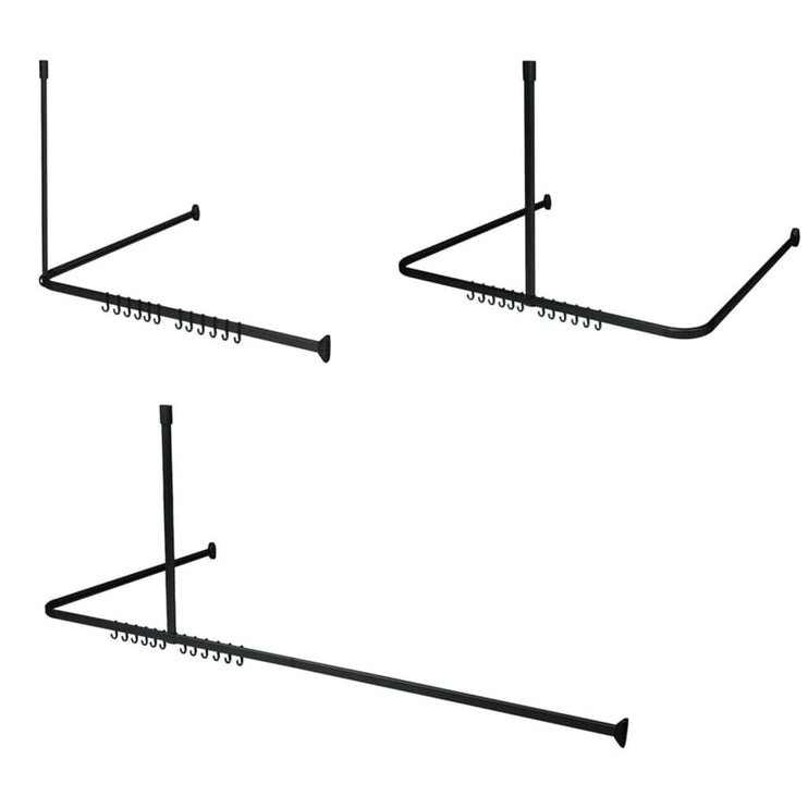 Sealskin Duschdraperistång Easy-Roll svart