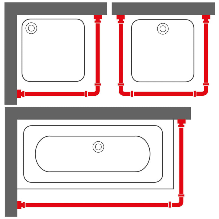 Sealskin Duschdraperistång Easy-Roll svart