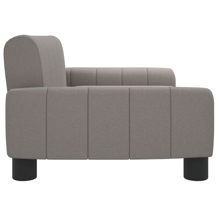 Barnsoffa mullvadsbrun 70x45x30 cm tyg