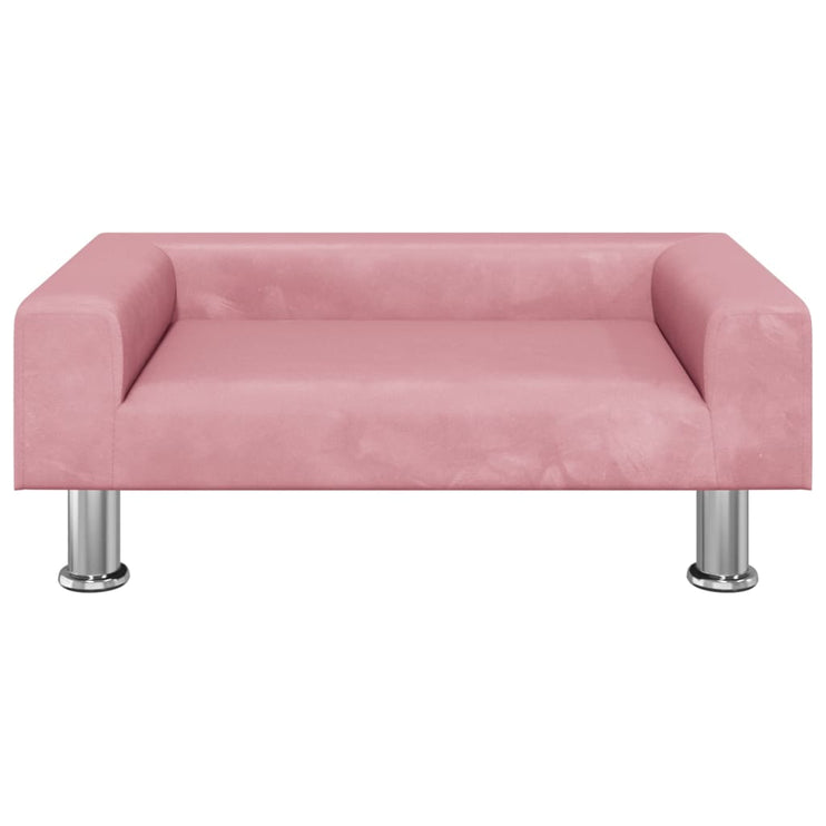 Barnsoffa rosa 70x45x26,5 cm sammet