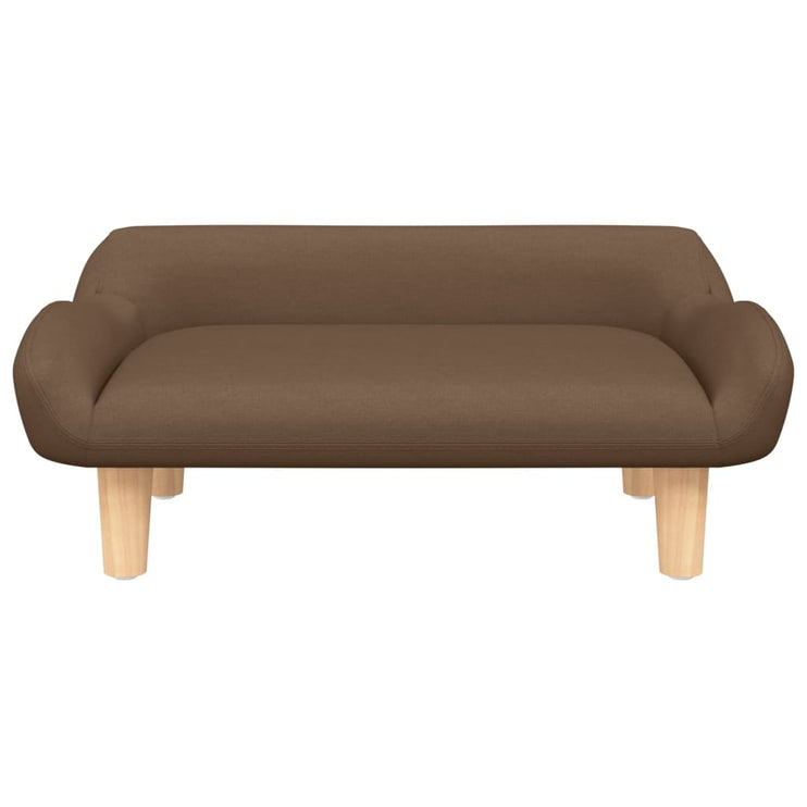 Barnsoffa brun 70x40x24 cm tyg