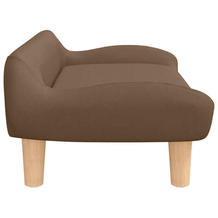 Barnsoffa brun 70x40x24 cm tyg