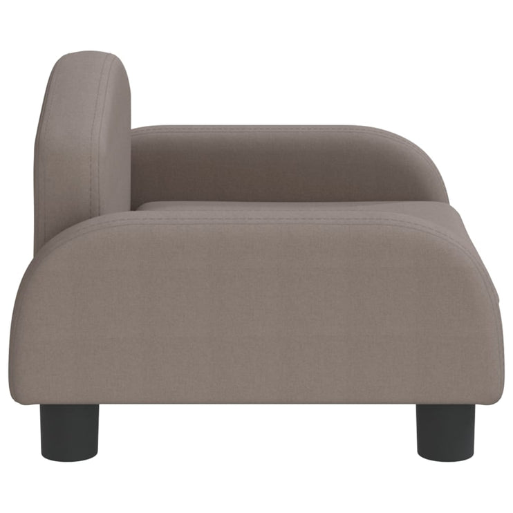 Barnsoffa taupe 50x40x30 cm tyg