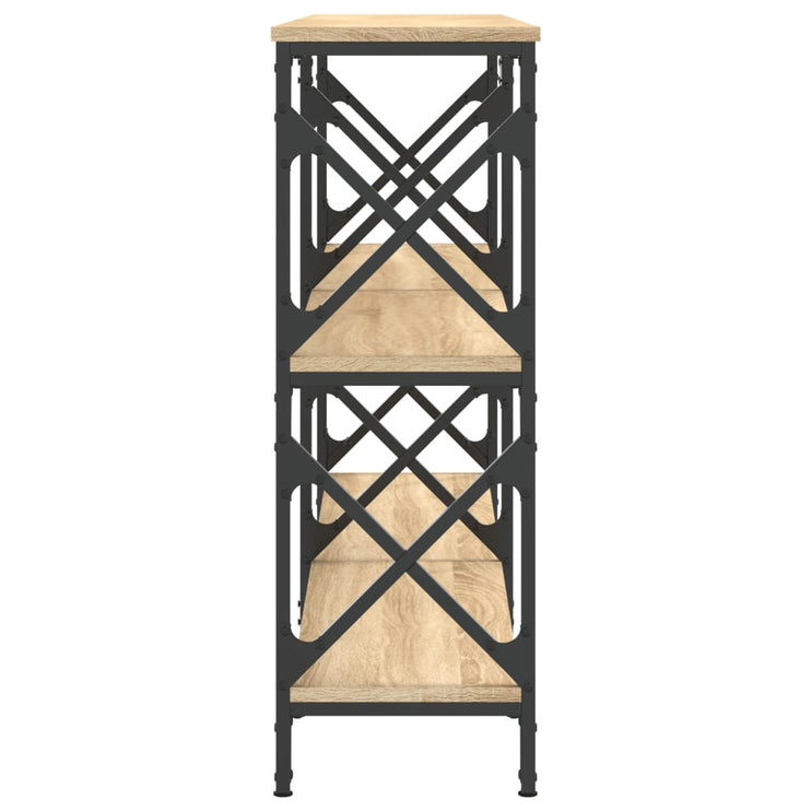 Avlastningsbord sonoma ek 200x28x80,5 cm konstruerat trä