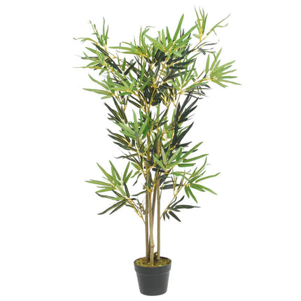 Konstväxt bambu 552 blad 120 cm grön