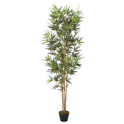 Konstväxt bambu 828 blad 150 cm grön