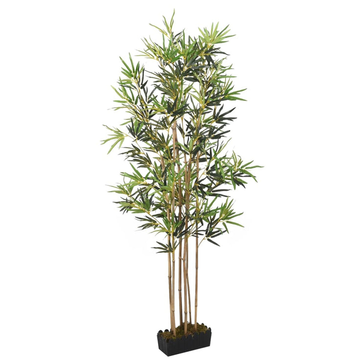 Konstväxt bambu 828 blad 150 cm grön