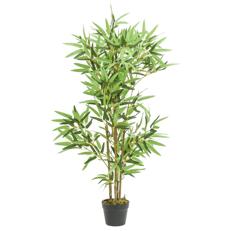 Konstväxt bambu 552 blad 120 cm grön