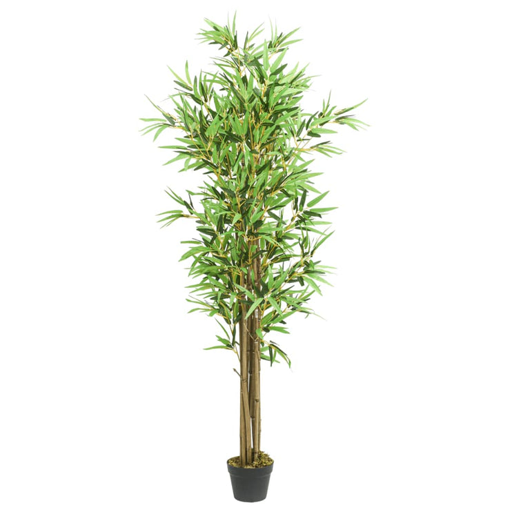 Konstväxt bambu 1288 blad 180 cm grön