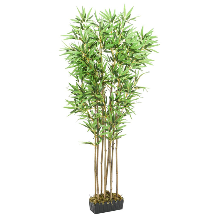 Konstväxt bambu 1288 blad 180 cm grön