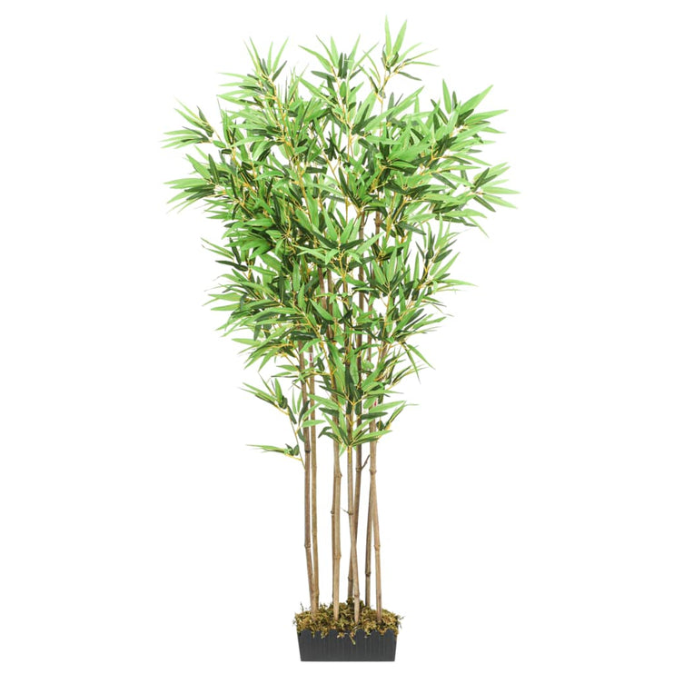 Konstväxt bambu 1288 blad 180 cm grön