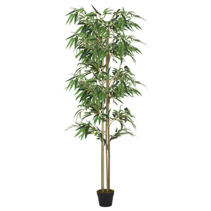 Konstväxt bambu 988 blad 150 cm grön