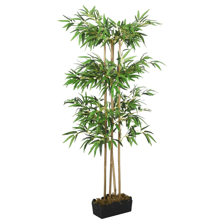 Konstväxt bambu 988 blad 150 cm grön