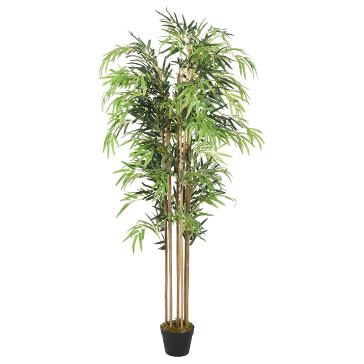 Konstväxt bambu 1095 blad 150 cm grön