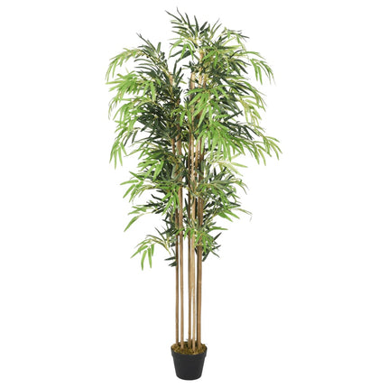 Konstväxt bambu 1605 blad 180 cm grön